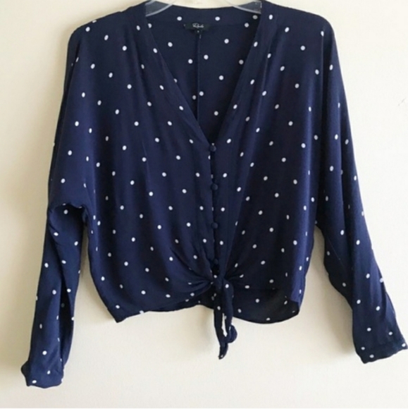 Rails Sloane tie front blouse - Picture 2 of 2